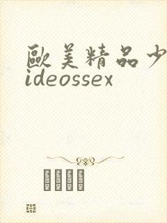 欧美精品少妇videossex