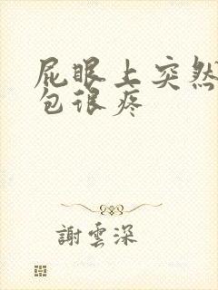 屁眼上突然长个包很疼