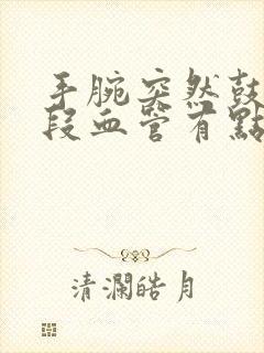 手腕突然鼓出一段血管有点疼封面