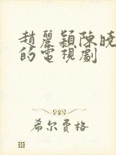 赵丽颖陈晓主演的电视剧