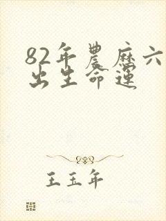 82年农历六月出生命运