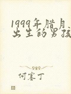 1999年腊月出生的男孩命运