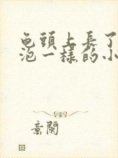 龟头上长了像水泡一样的小疙瘩