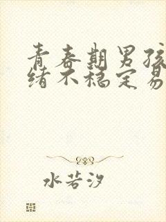 青春期男孩子情绪不稳定易怒烦躁怎么办