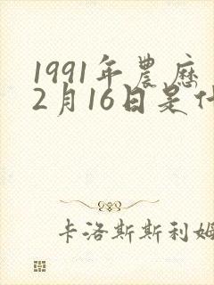 1991年农历2月16日是什么命