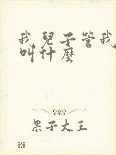 我儿子管我表哥叫什么封面