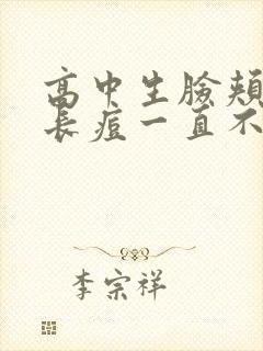 高中生脸颊两侧长痘一直不好