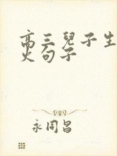 高三儿子生日最火句子封面