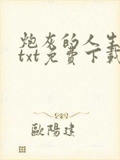 炮灰的人生快穿txt免费下载