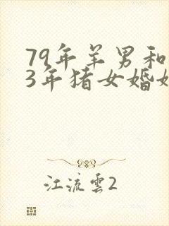 79年羊男和83年猪女婚姻