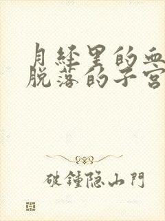 月经里的血块是脱落的子宫内膜吗封面