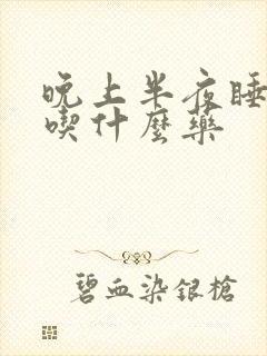 晚上半夜睡不着吃什么药封面