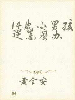 14岁小男孩叛逆怎么办