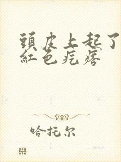 头皮上起了很多红色疙瘩