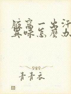 腋窝一出汗就有异味怎么办封面