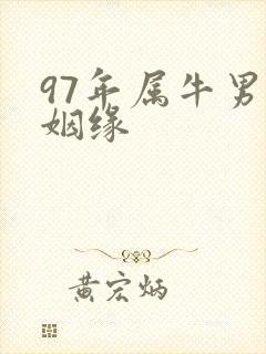 97年属牛男的姻缘