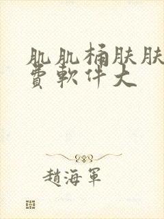 肌肌桶肤肤的免费软件大封面