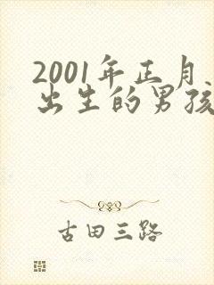 2001年正月出生的男孩命运怎样