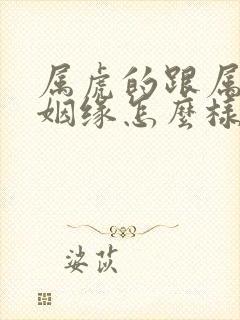 属虎的跟属兔的姻缘怎么样