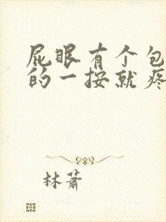 屁眼有个包硬硬的一按就疼怎么办封面