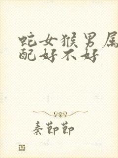 蛇女猴男属相婚配好不好