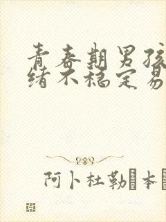 青春期男孩子情绪不稳定易怒烦躁怎么办