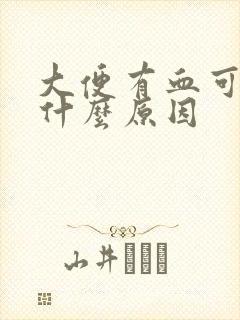 大便有血可能是什么原因