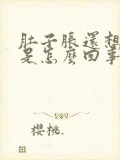 肚子胀还想吃饭是怎么回事