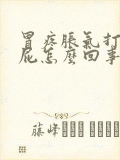 胃疼胀气打嗝放屁怎么回事