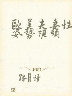 欧美夫妻性生活姿势视频