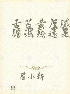 舌苔黄厚腻是肝胆湿热还是脾胃湿热