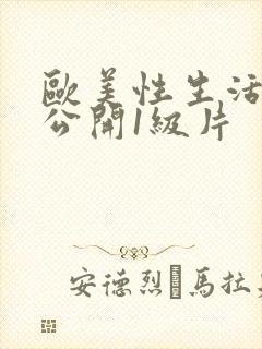 欧美性生活免费公开1级片