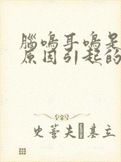 脑鸣耳鸣是什么原因引起的封面