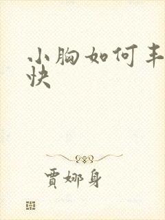 小胸如何丰胸最快封面