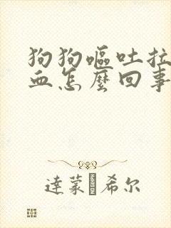 狗狗呕吐拉稀带血怎么回事