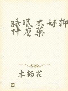 睡眠不好抑郁吃什么药