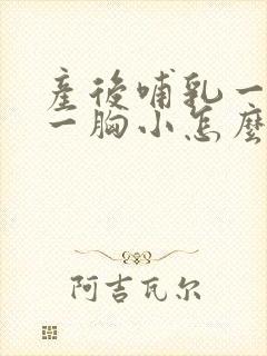 产后哺乳一胸大一胸小怎么办封面