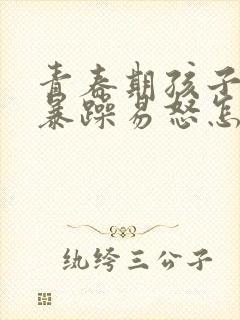 青春期孩子脾气暴躁易怒怎麽办