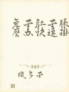 兔子肚子胀气怎么办快速排气封面