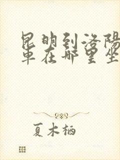 昆明到洛阳大巴车在哪里坐封面