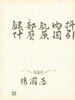 腿部肌肉抖动是什么原因引起的