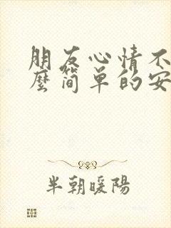 朋友心情不好怎么简单的安慰