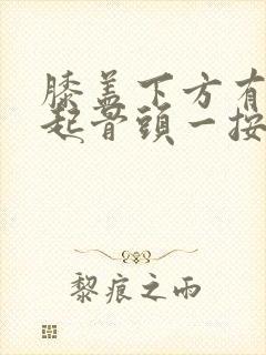 膝盖下方有个凸起骨头一按就痛