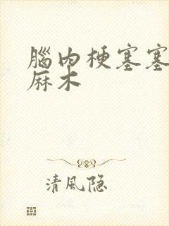 脑内梗塞塞肢体麻木