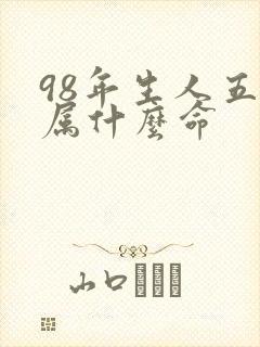 98年生人五行属什么命