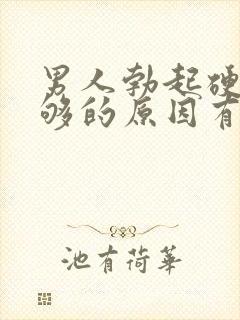 男人勃起硬度不够的原因有哪些