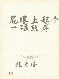 屁眼上起个疙瘩一碰就疼封面