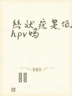 丝状疣是低危型hpv吗