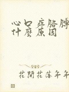 心口疼胳膊麻是什么原因