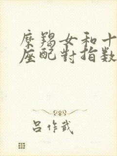 摩羯女和十二星座配对指数